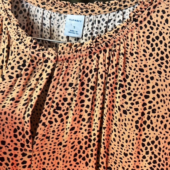 Old Navy Leopard Print Dress Mid-length - Picture 8 of 8